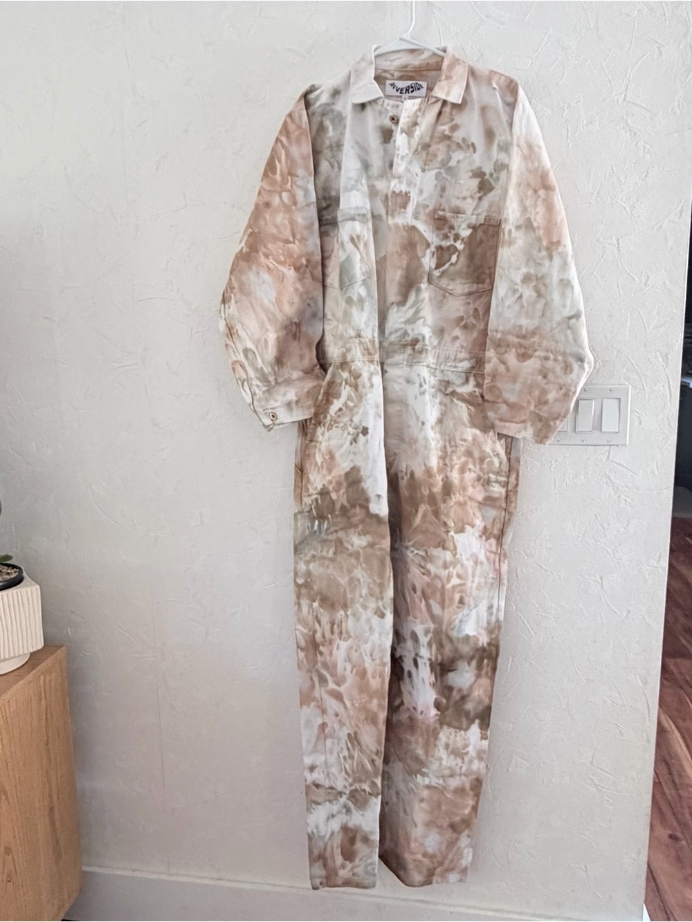 Free People Riverside Tie Dye Flight Suit - sz L - Picture 3 of 16